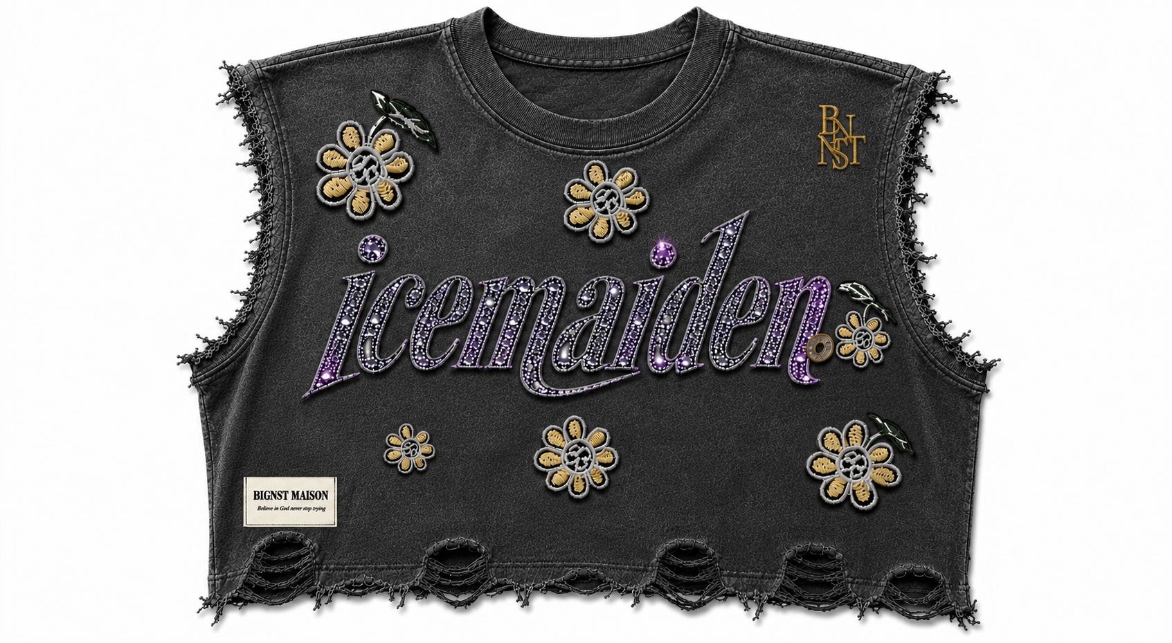 icemaiden Vest — Onyx Crystal